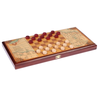 Нарды - шашки "Морские" средние 40*20*3,3