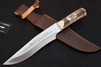 Нож "Magnum" (23см., рук.рог.оленя., кож.ножны)
