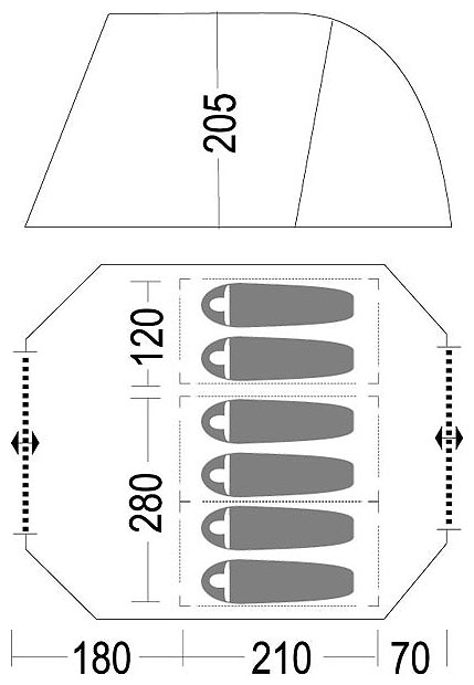 Палатка Viking 6