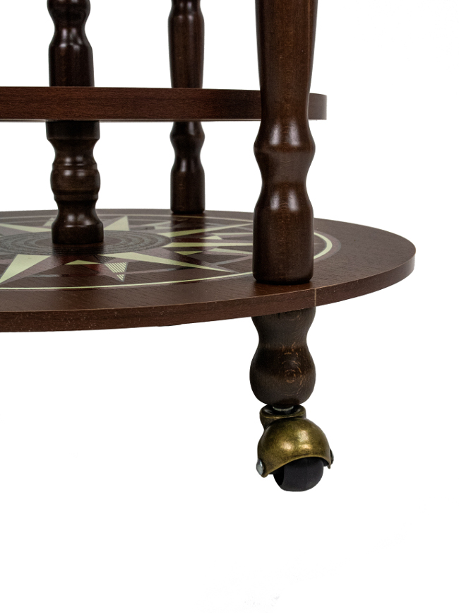 Глобус- бар на 4-ножках  d=40 карта на русском языке