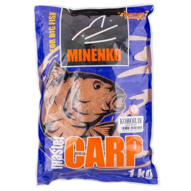 Прикормка Minenko Master Carp Конопля, 1кг